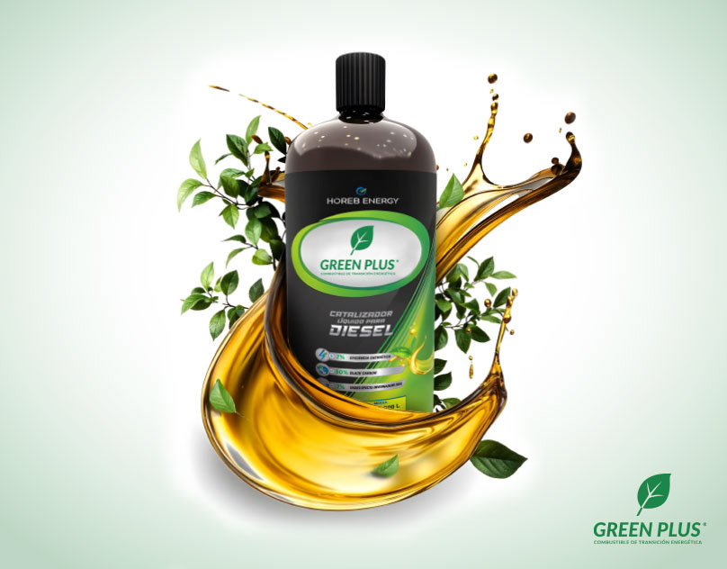 GreenPlus envase diseño de etiqueta