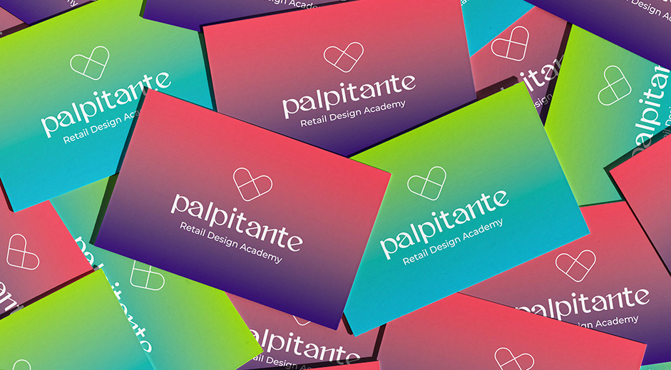 Palpitante tarjetas de presentación