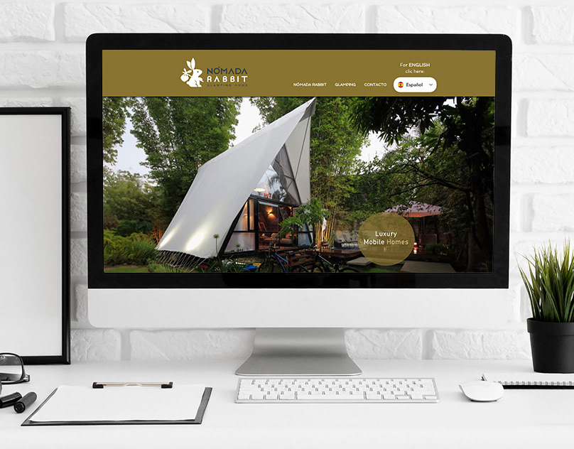 Nómada Rabbit Homepage sitio web
