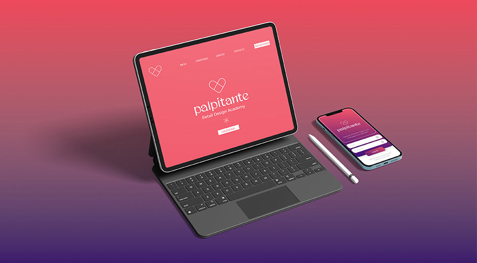 Palpitante homepage sitio web