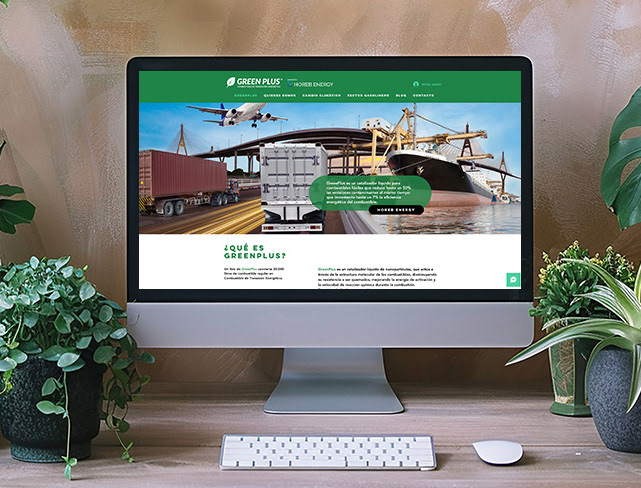 GreenPlus website sitio web