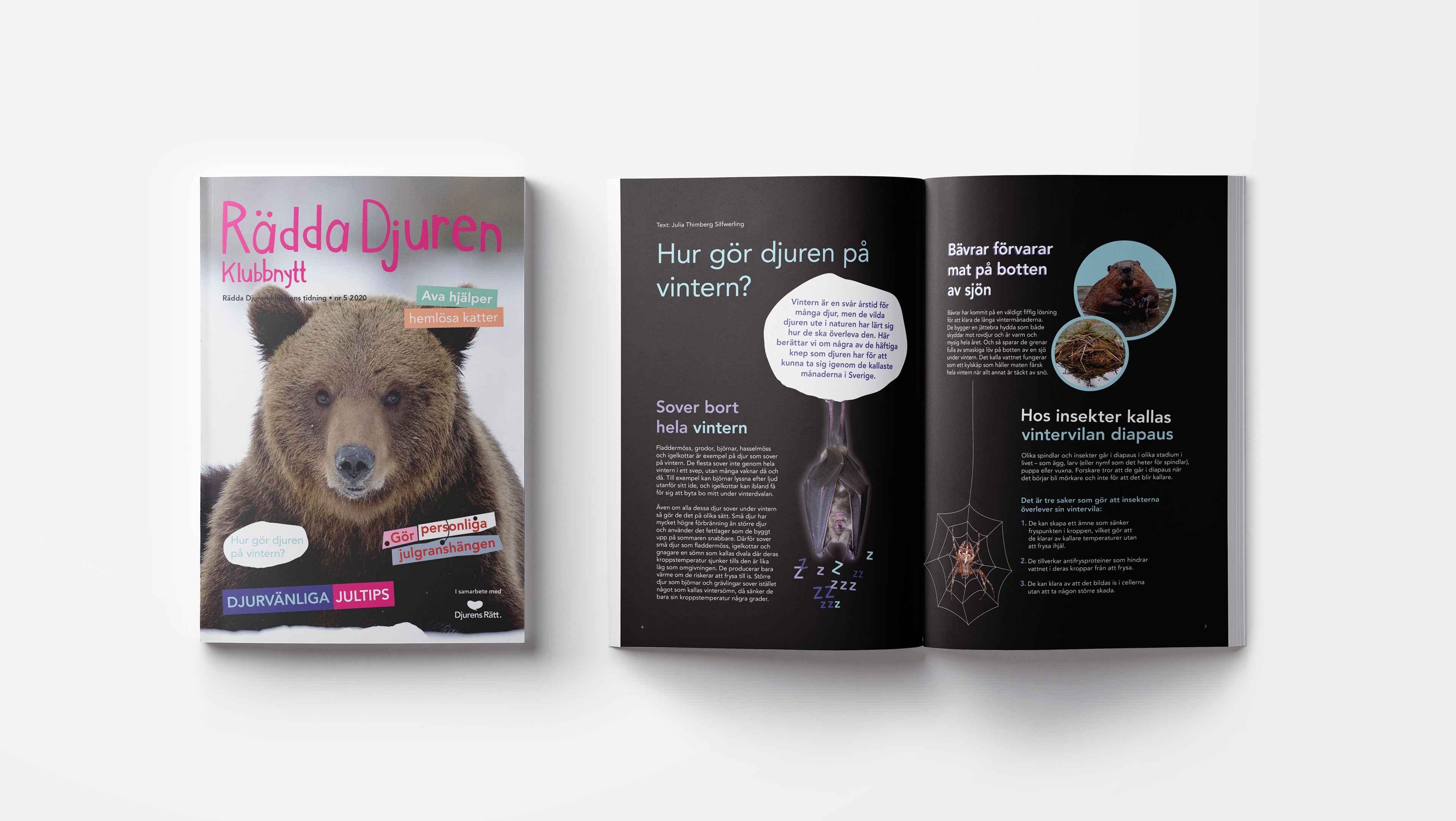 tidningsdesign för barn