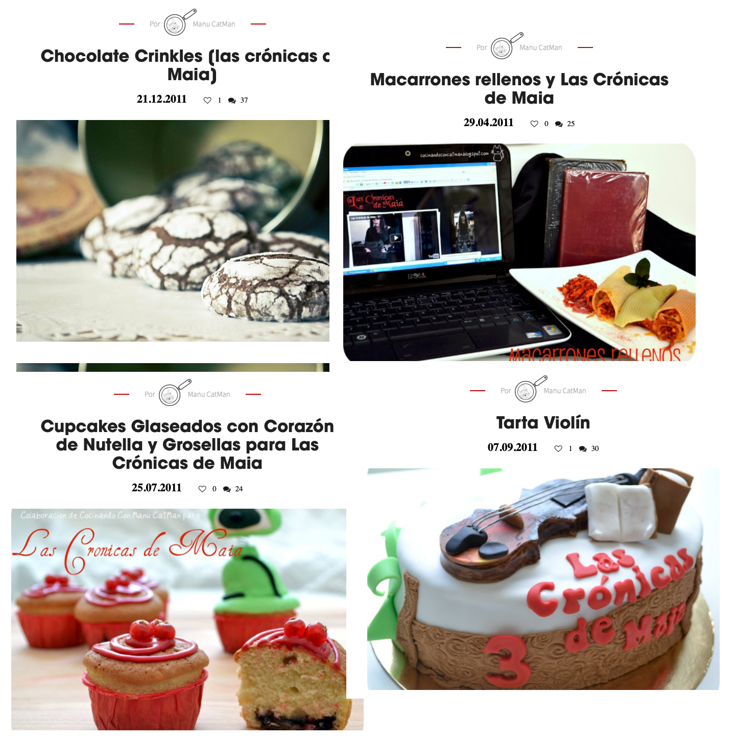 Recipes Inspired by the episodes by @ManuCatMan