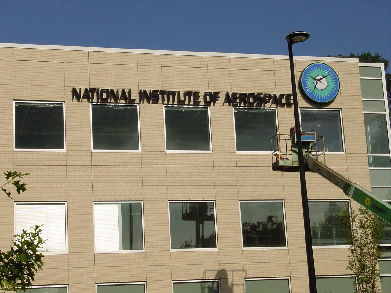National Institute of Aerospace exterior logo