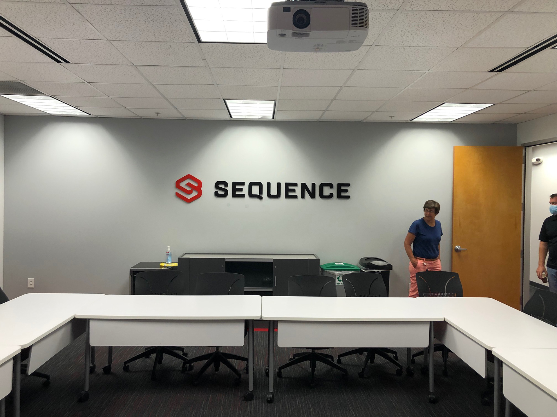 Sequence Conference Room Wall Logo • Painted Acrylic • 2021