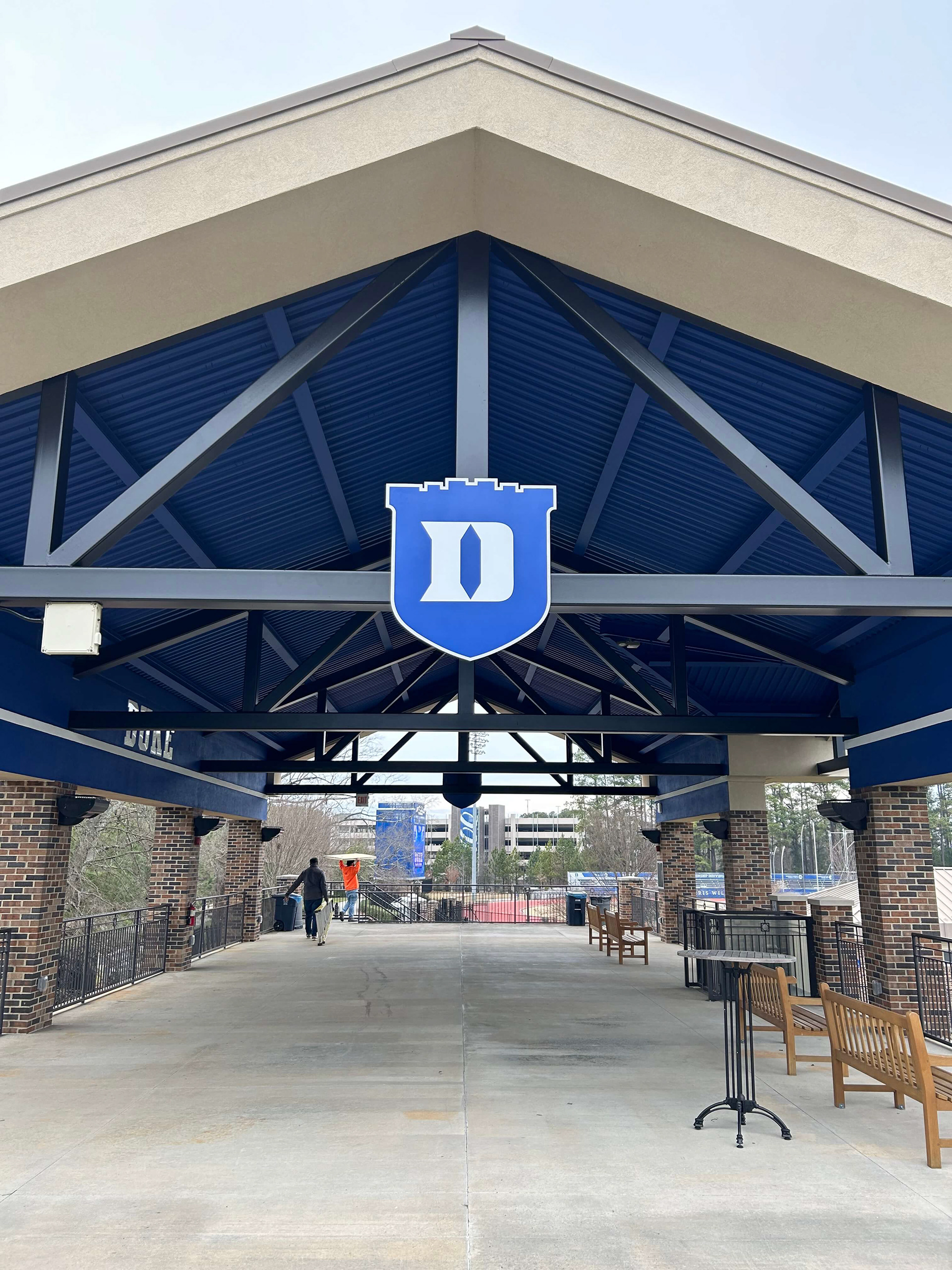 Cast, milled aluminum plaque • Skandalaris Pavilion • Duke University • Durham, NC