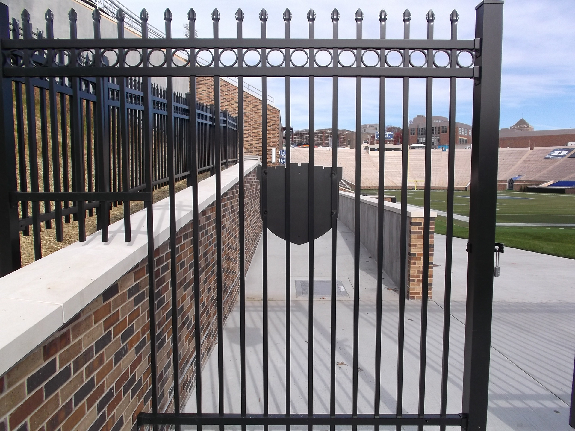 Duke Football • Brooks Practice Field Exterior Donor Plaque • Milled Aluminum