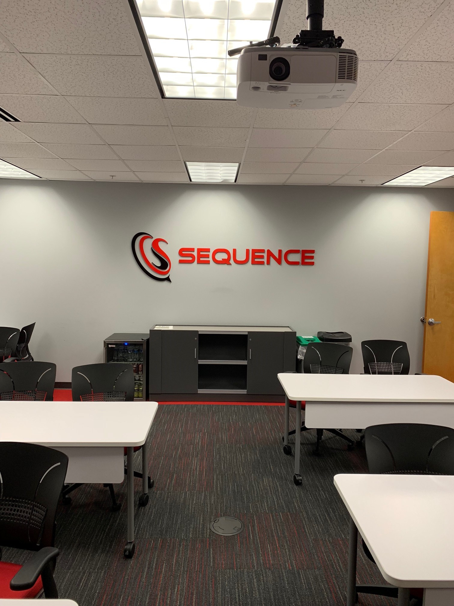 Sequence Conference Room Wall Logo • Painted Acrylic • 2018
