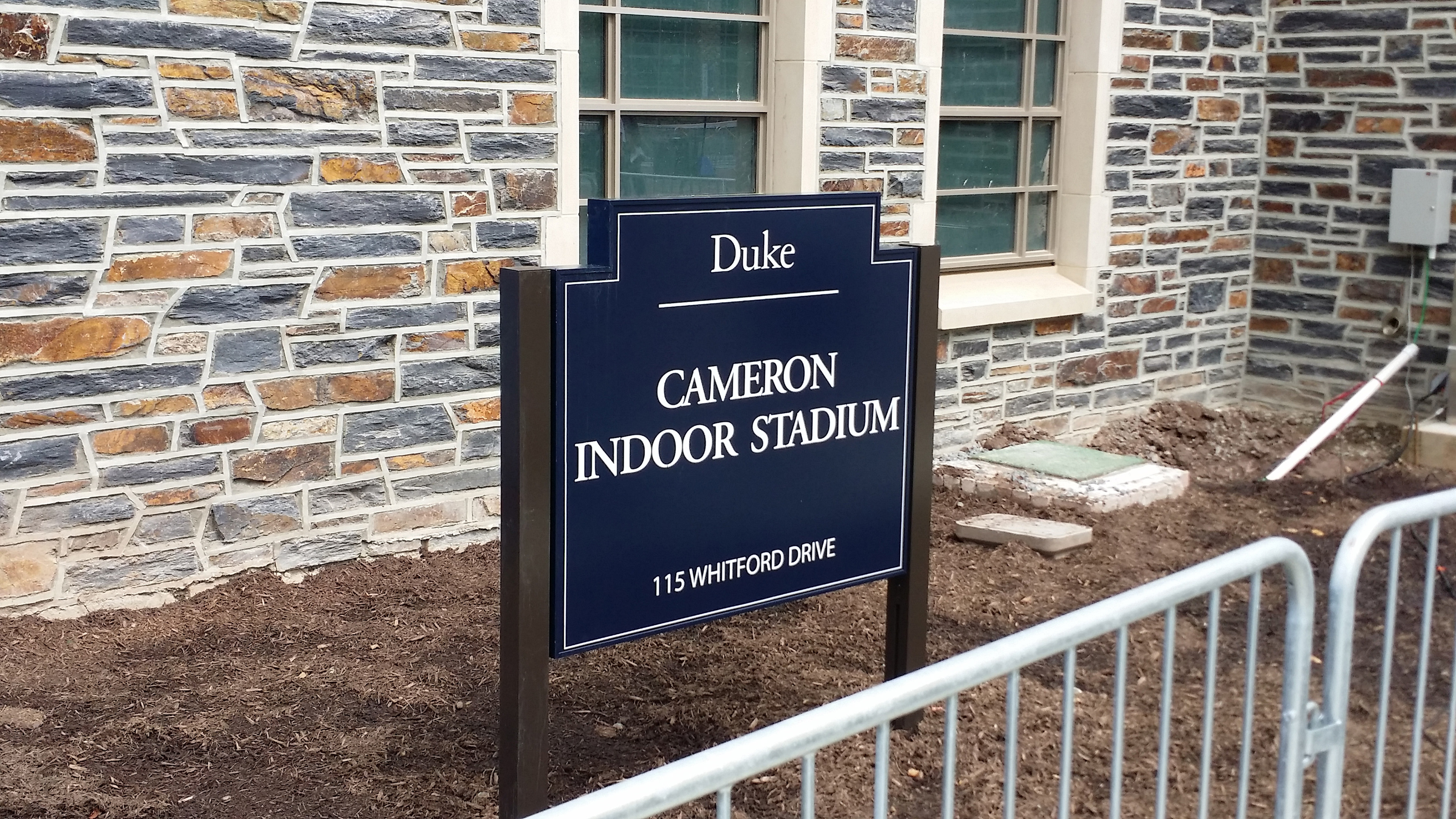 Post & Panel Building ID • Cameron Indoor Stadium @ Duke University • Durham, NC