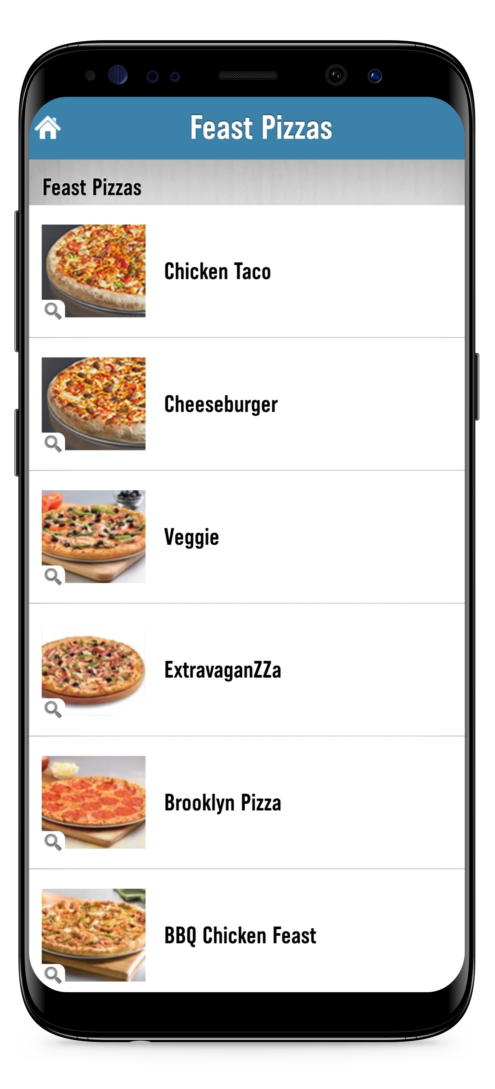 Feast Pizza - before