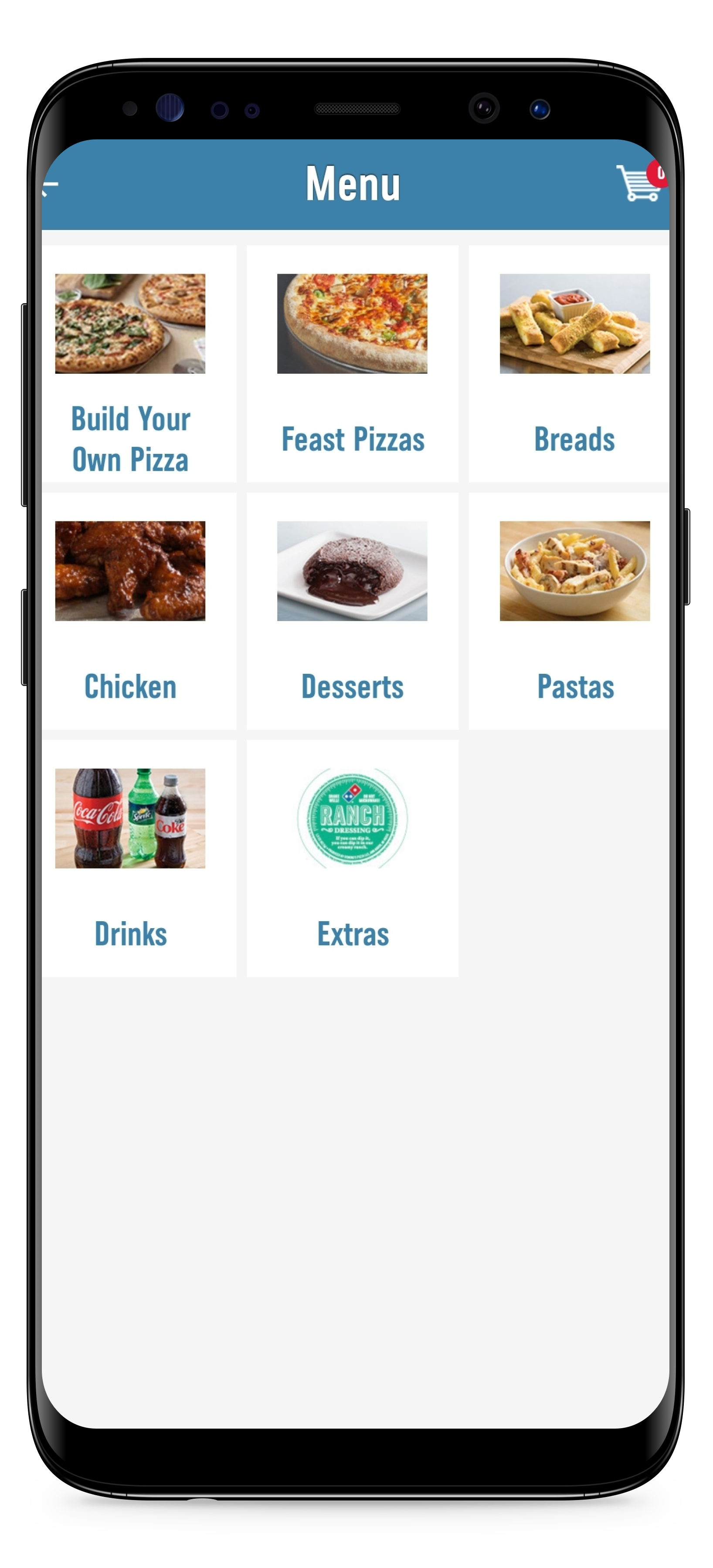 Menu - before