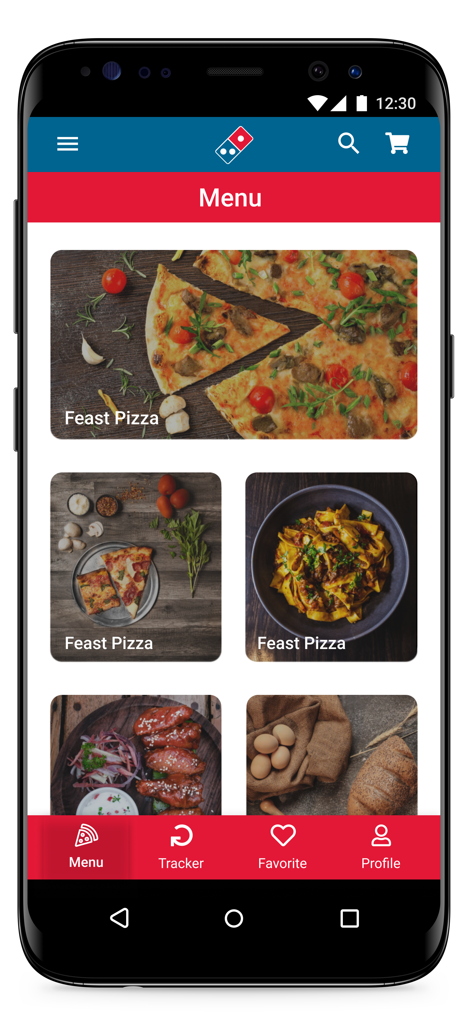 Menu - after