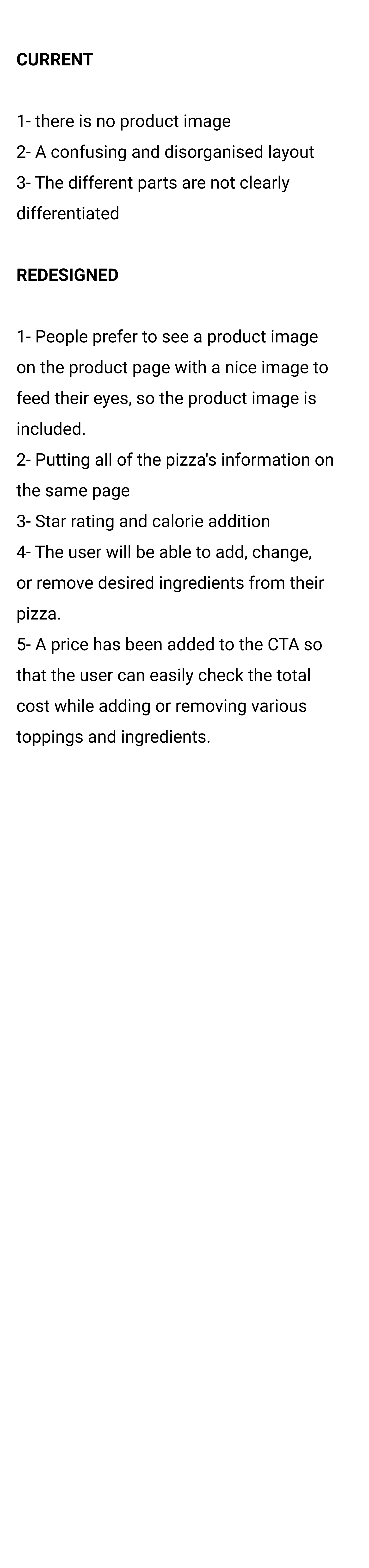 Pizza Detail