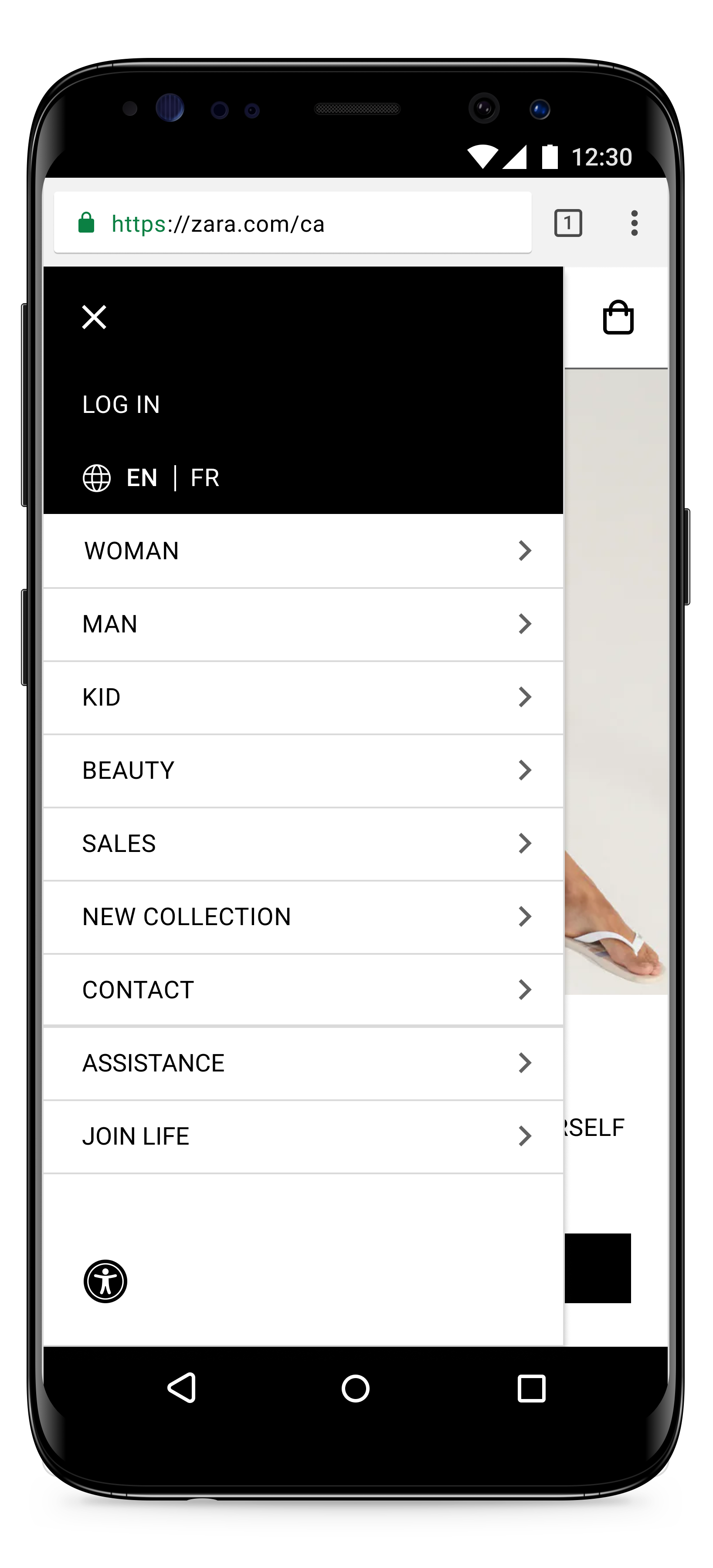 Hamburger Menu