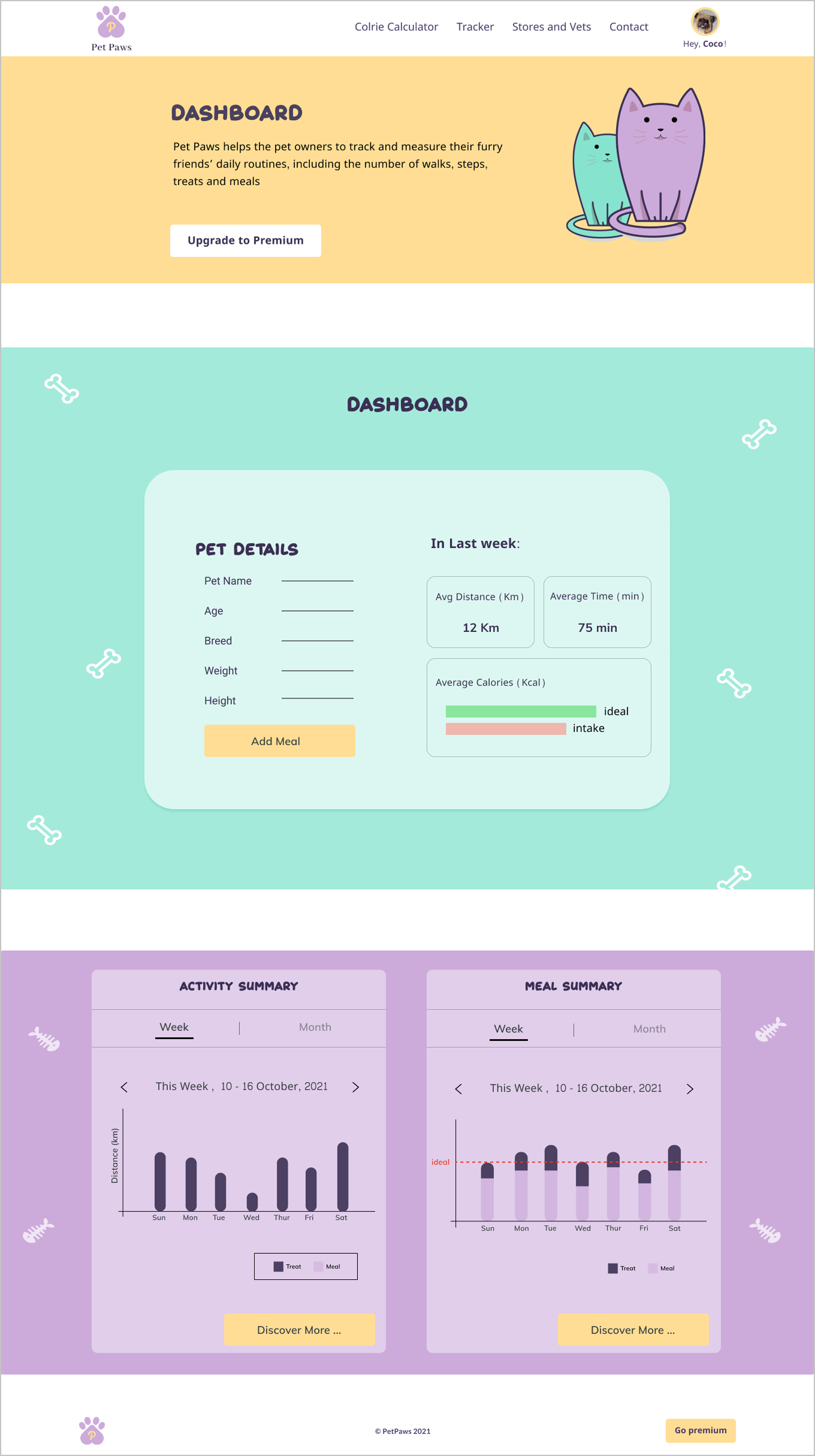 Dashboard- Desktop