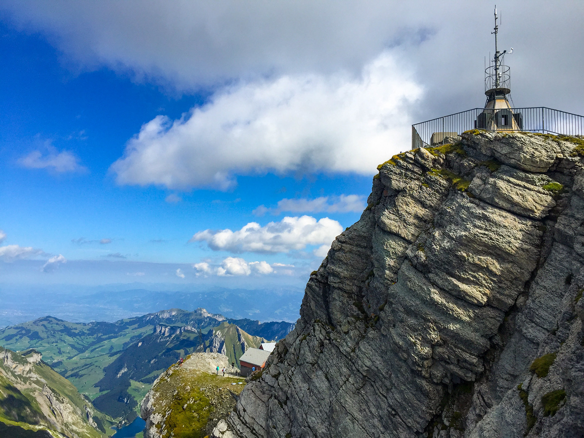 Wetterstation über dem Appenzellerland