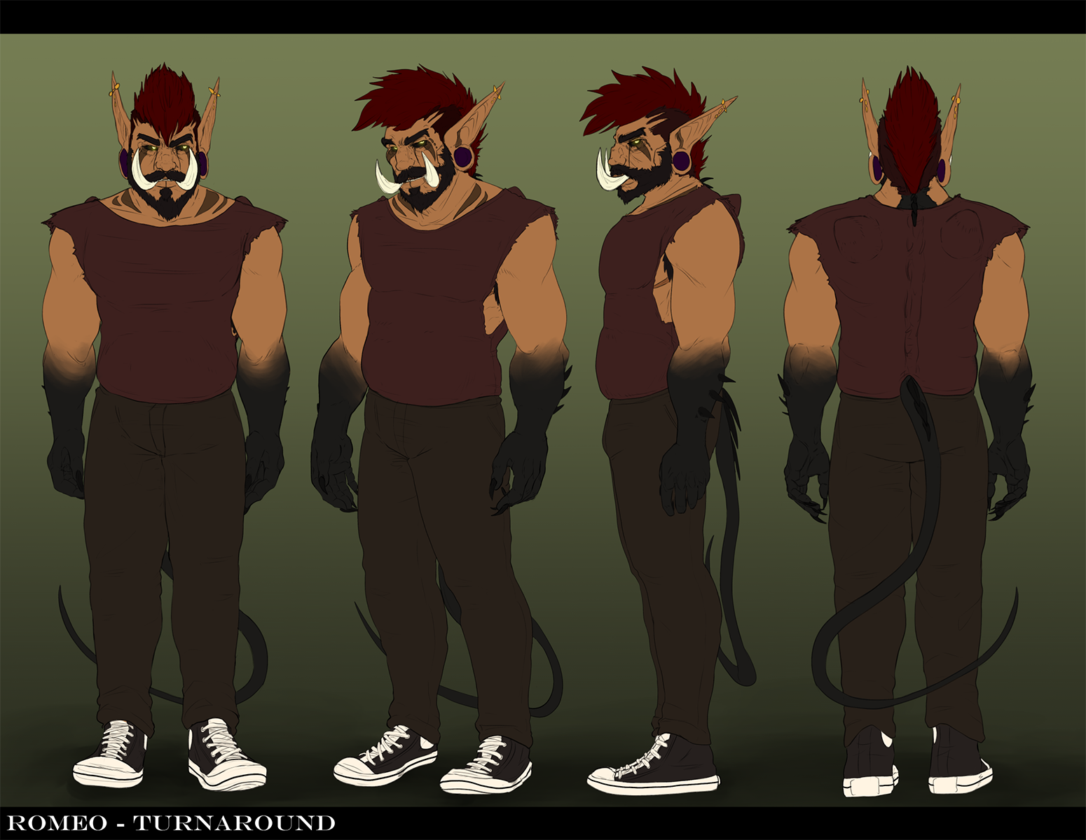 Romeo - Character Turnaround