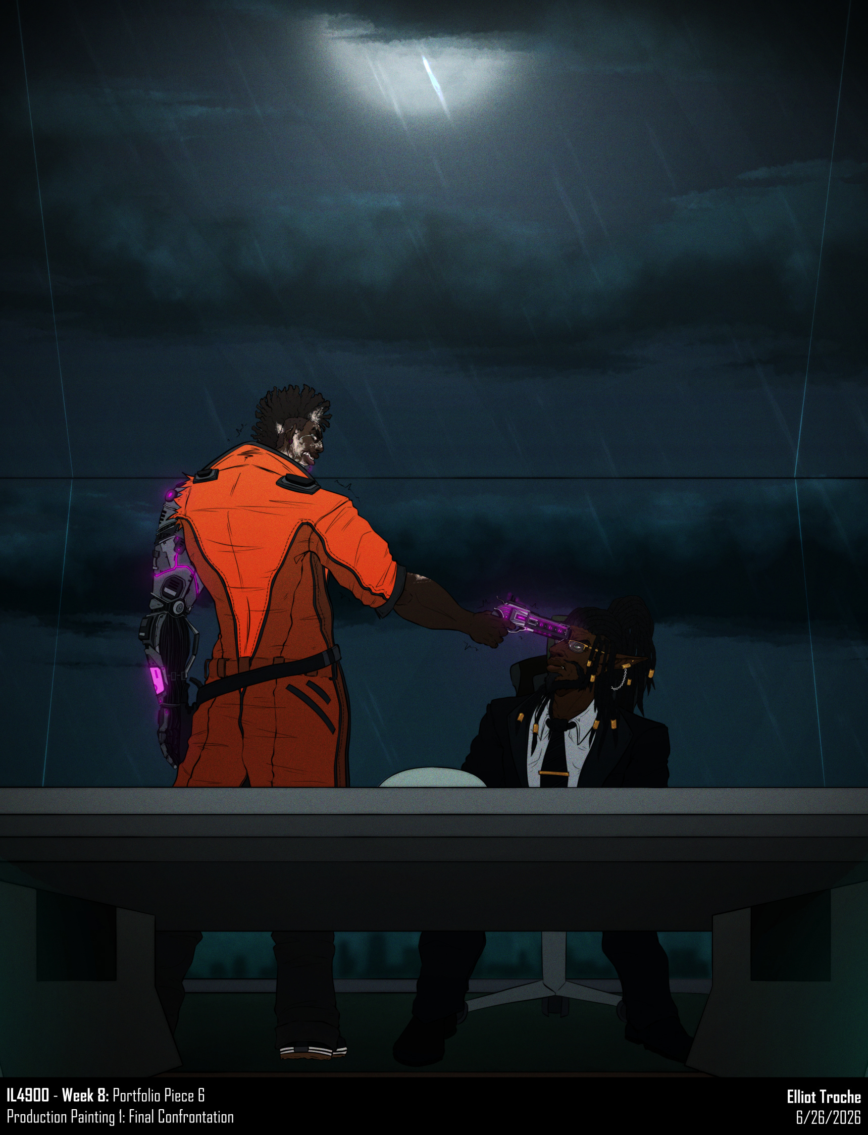 Production Painting - Final Confrontation