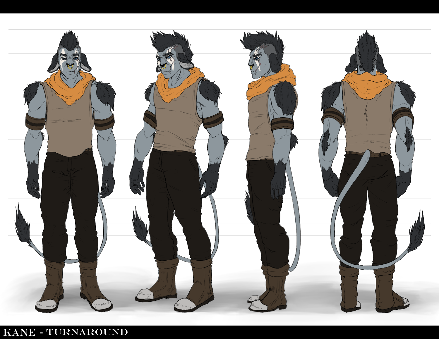 Kane - Character Turnaround