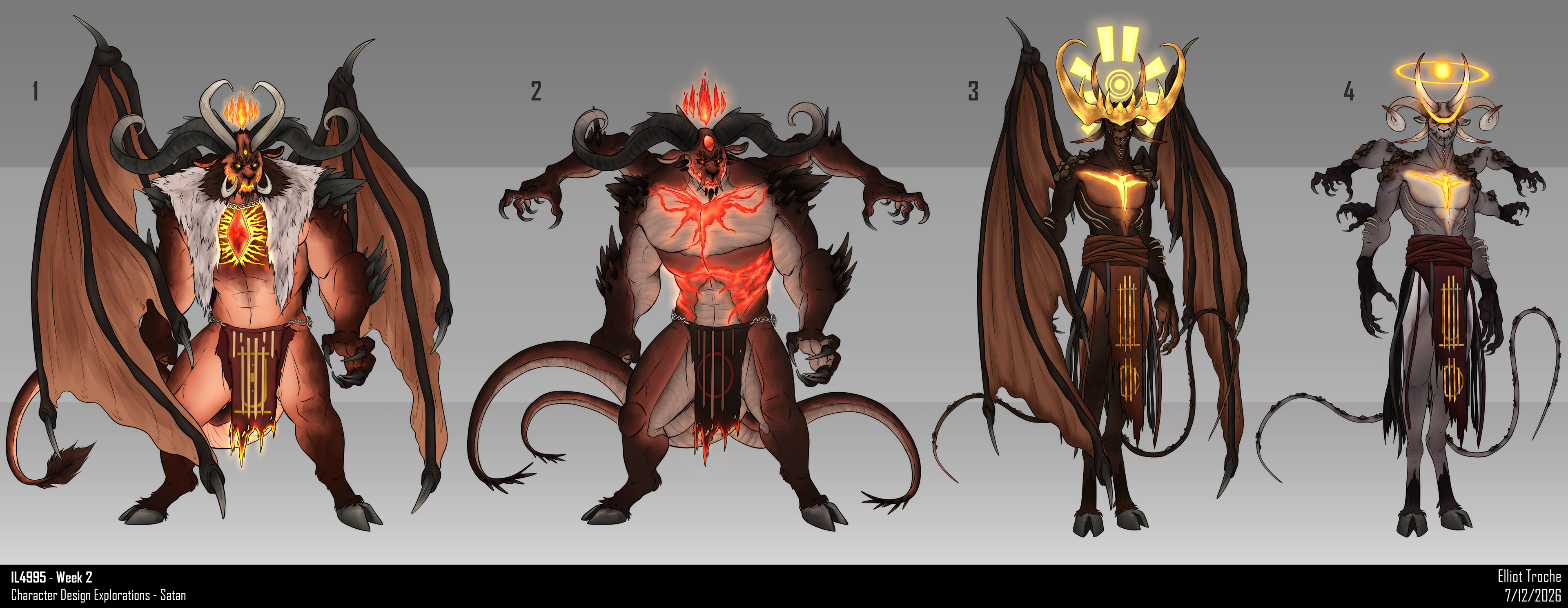Satan - Character Design Exploration