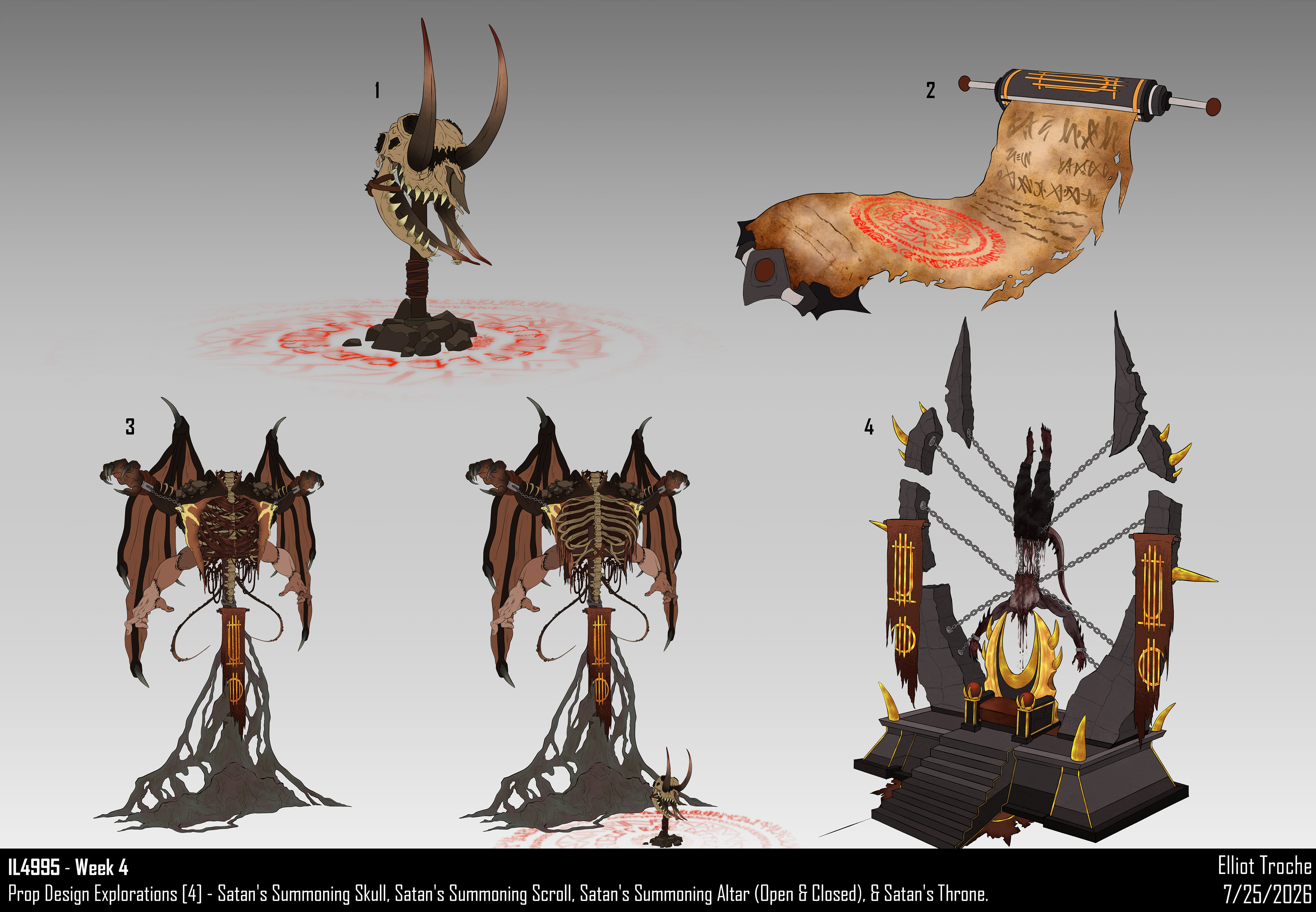 Satan - Prop Exploration Color WIP