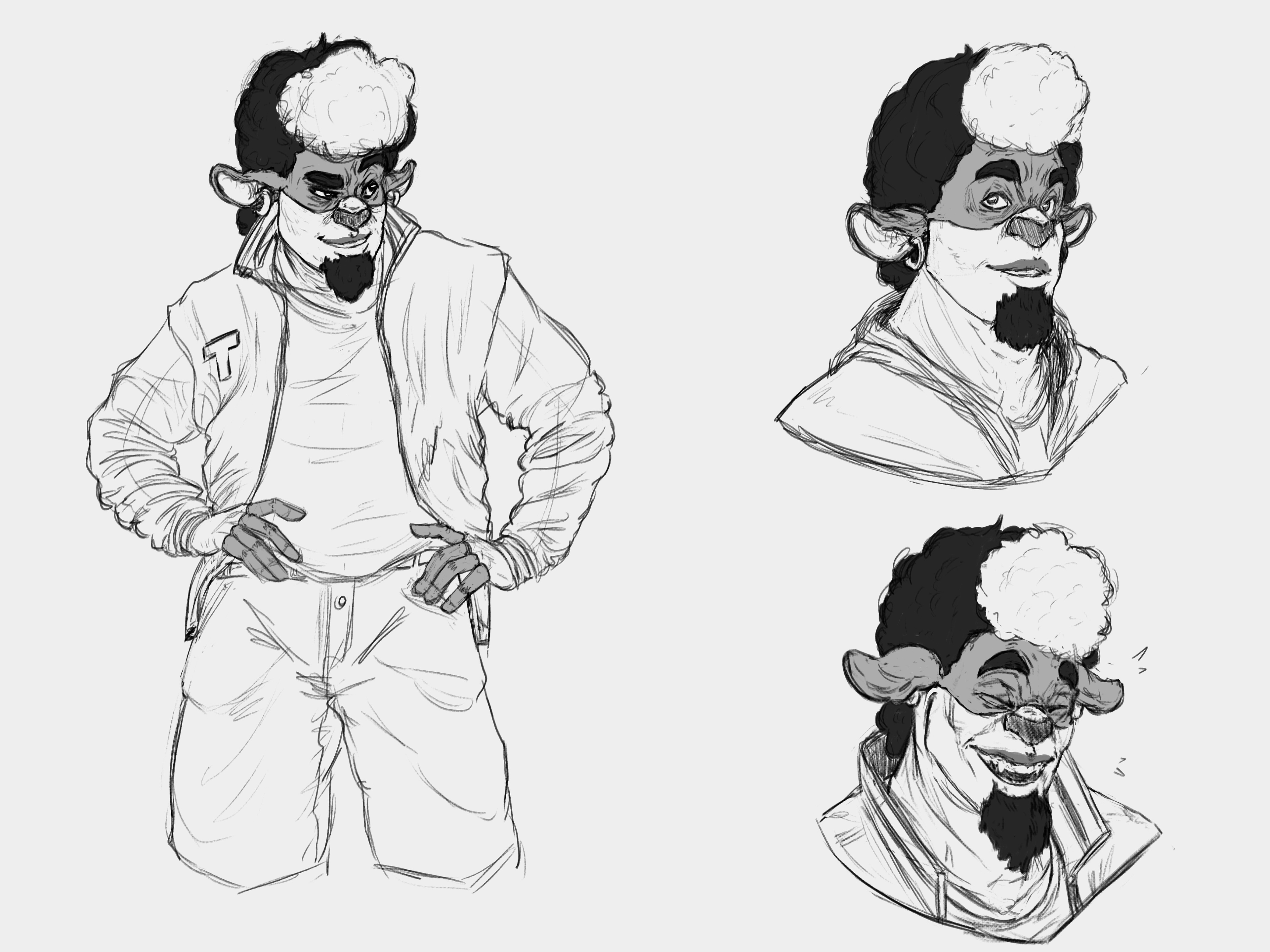 Terrence Sketch Page