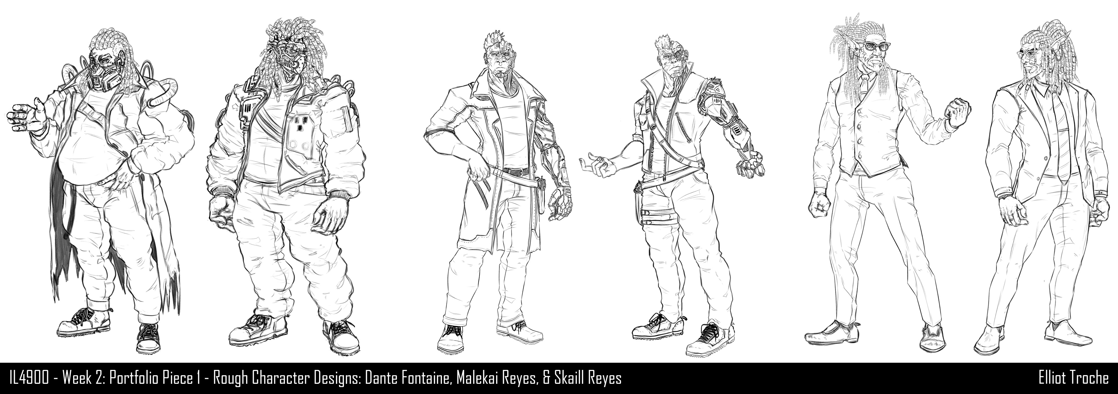 Character Design Sketches