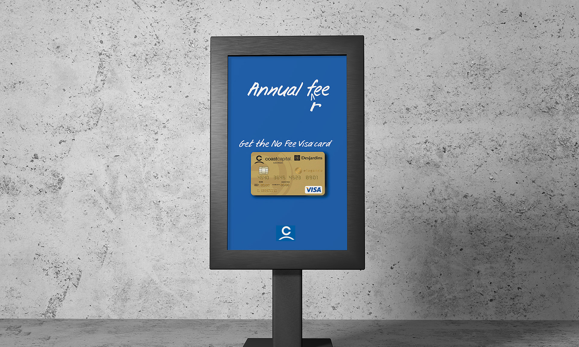 banking credit card poster design