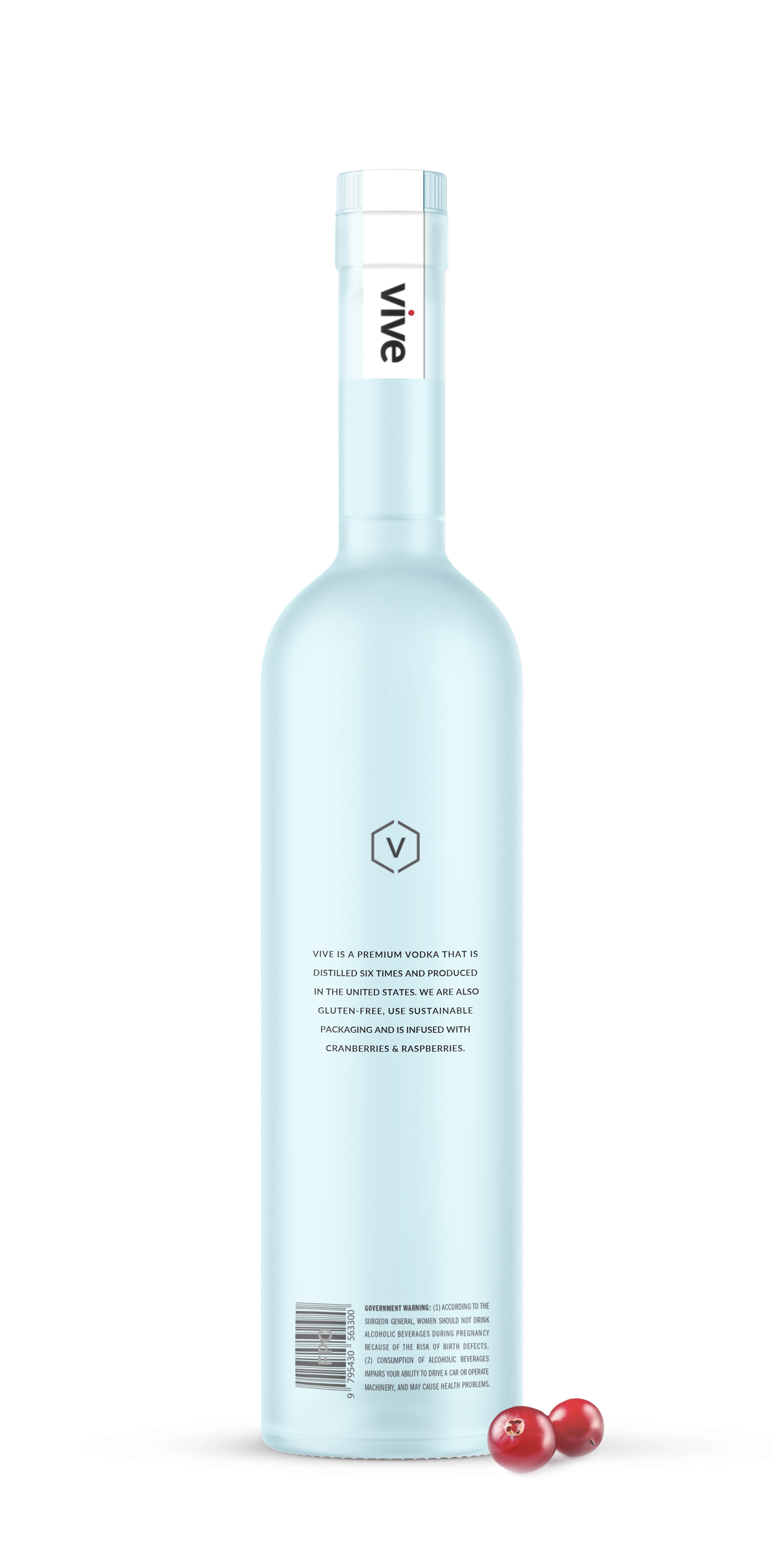 Vodka logo and bottle packaging design