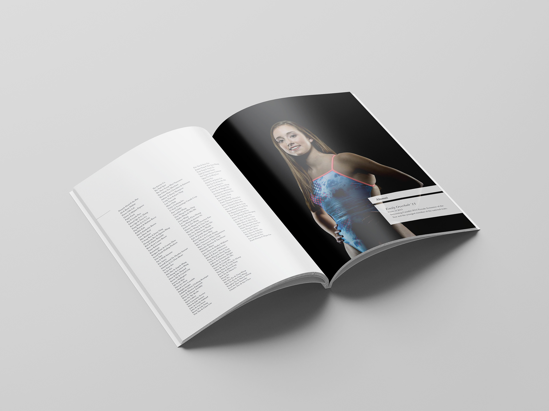 Private school annual report design