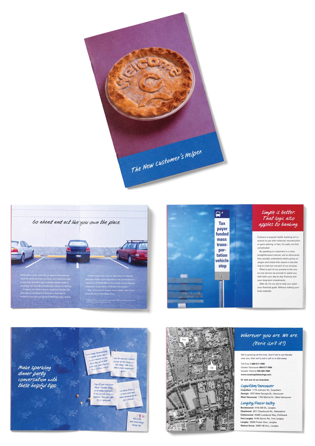 banking in-branch booklets
