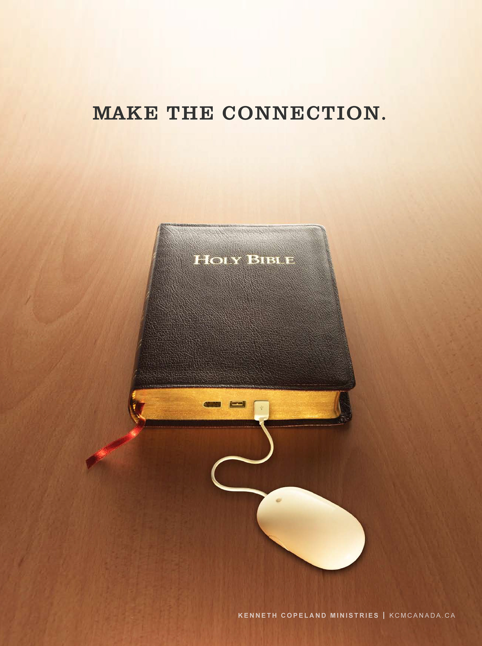 Magazine ad for a christian church