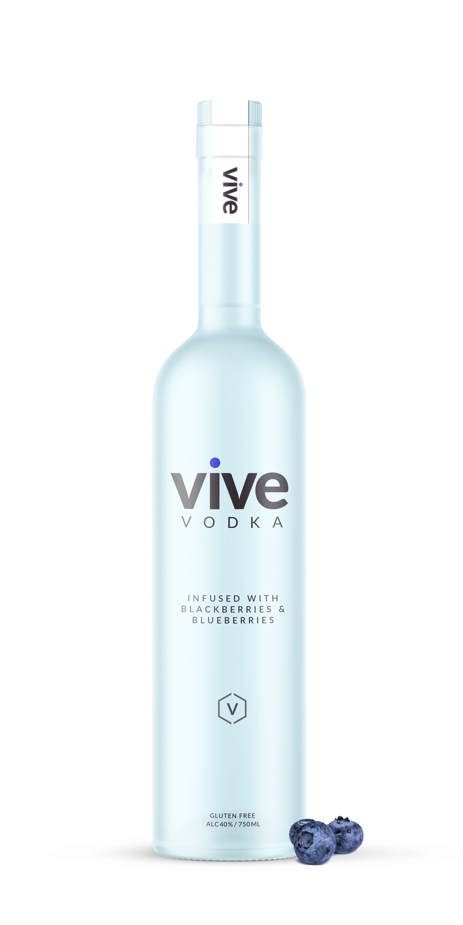 Vodka logo and bottle packaging design