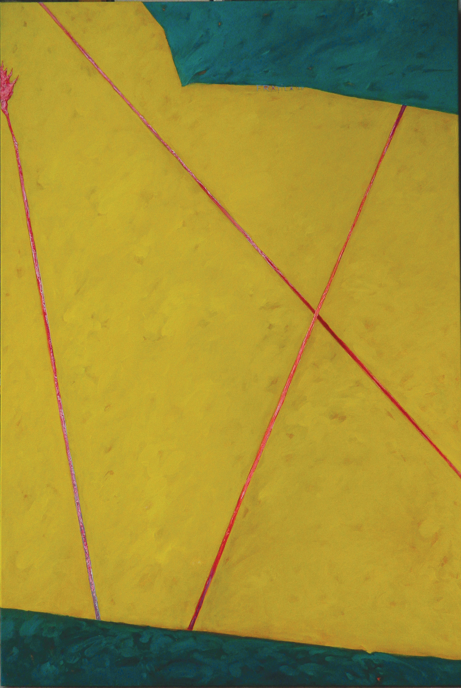 Conflict Vegetal 36, ulei/ panza, 120 x 80 cm, 2022