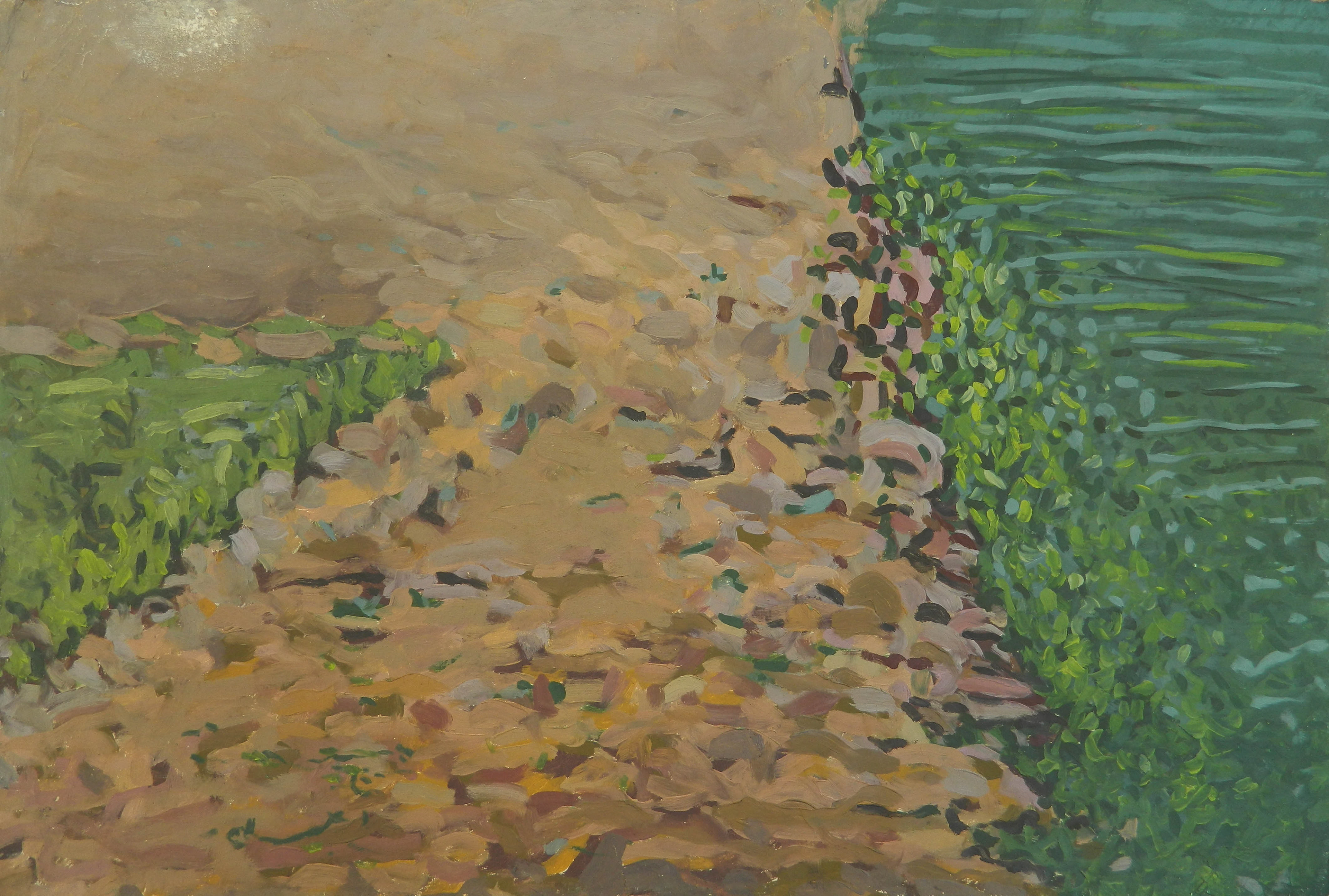 ALB Tolerat nr. 7, ulei/carton, 70x100 cm, 1995