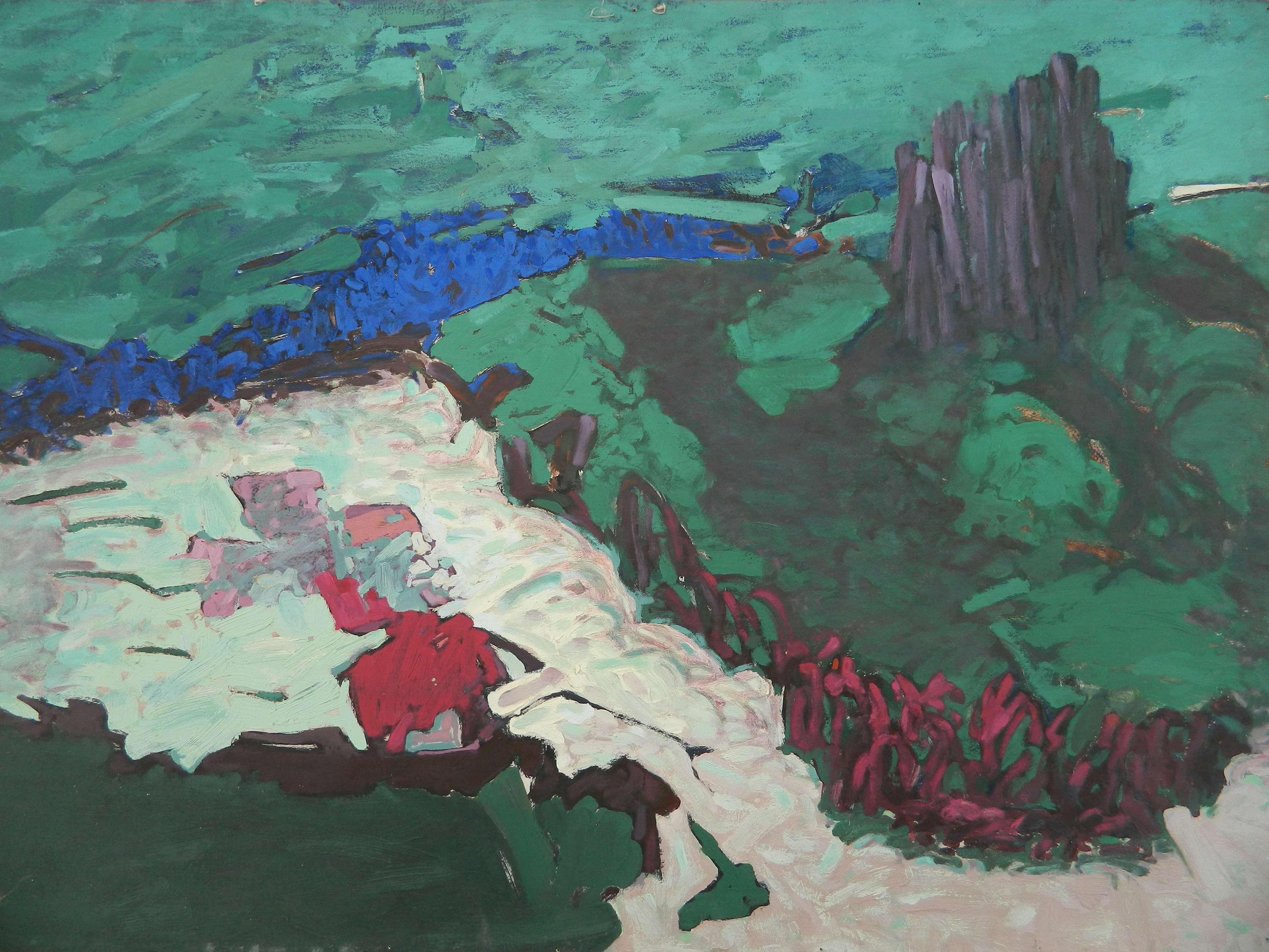 ALB Tolerat nr. 4, ulei/carton, 70x100 cm, 1995