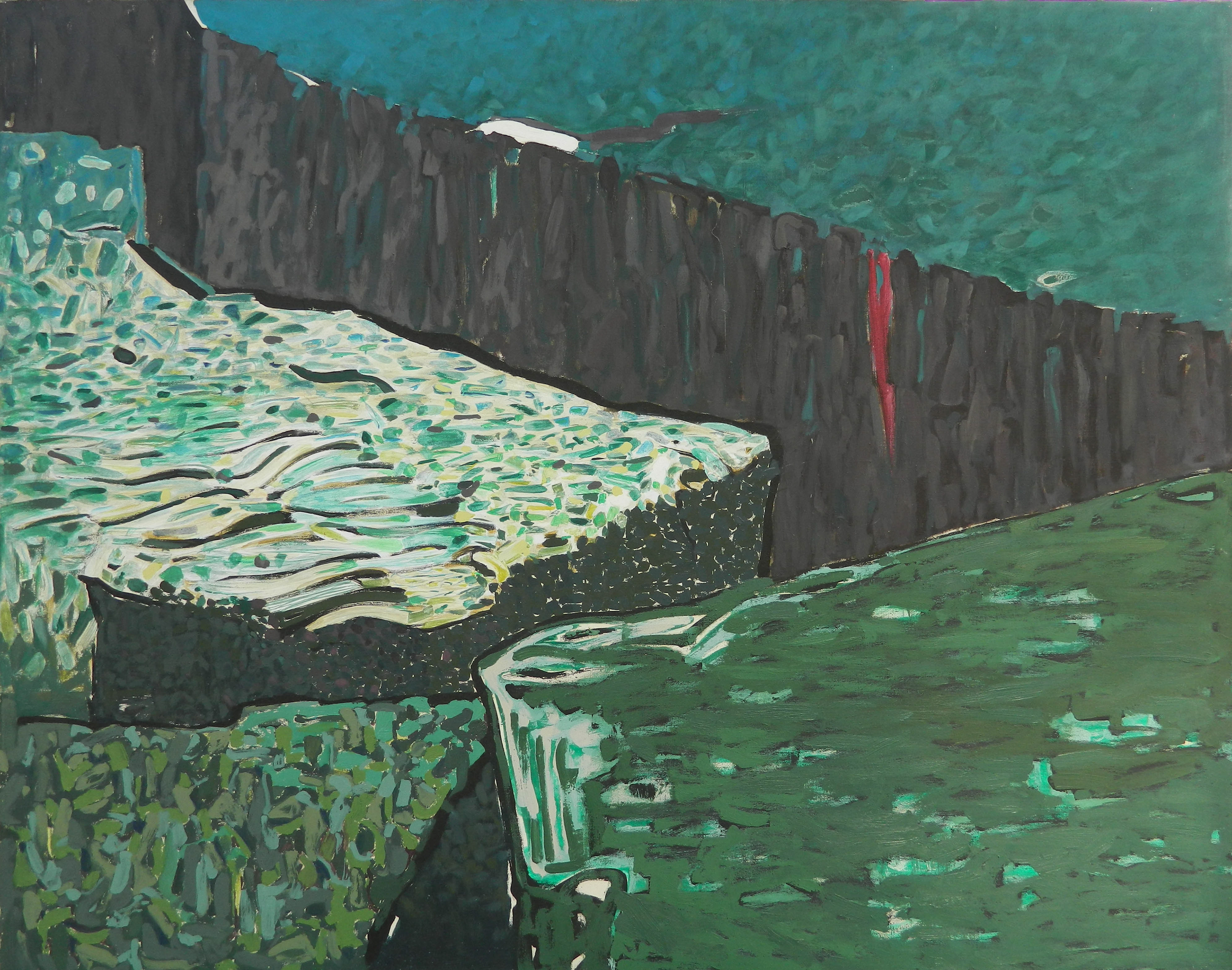 ALB Tolerat nr. 1, ulei/panza, 150x120 cm, 1995
