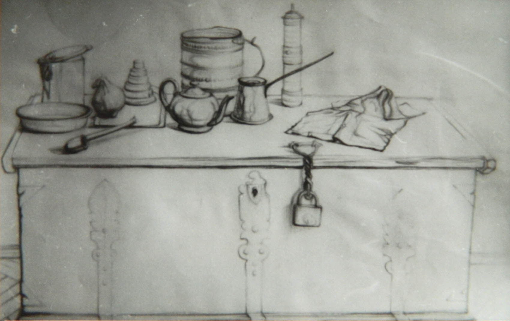 Early 2, desen carbune, 70x100 cm,