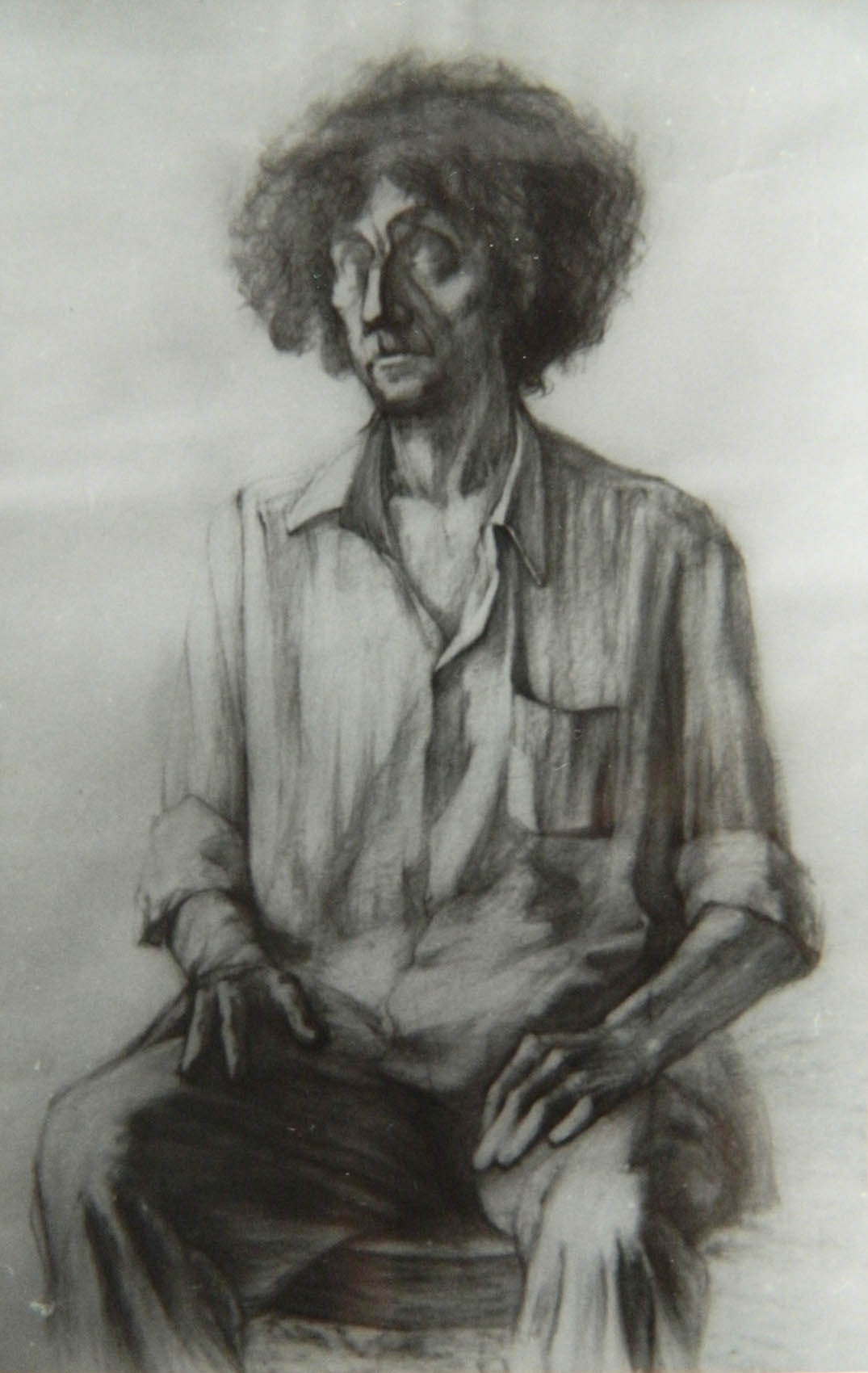 Early 1, desen carbune, 100x70 cm,