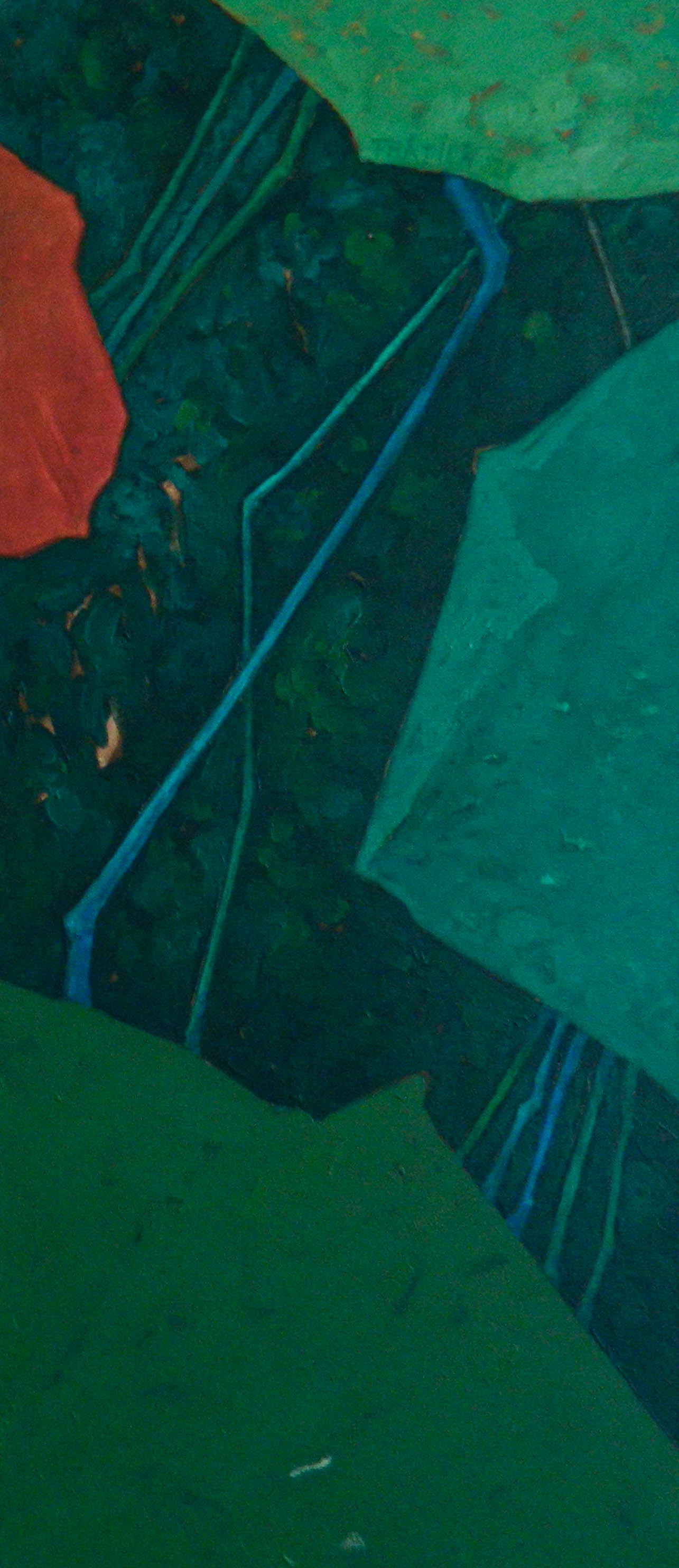 Conflict Vegetal 17, ulei/ panza, 70 x 30 cm, 2016