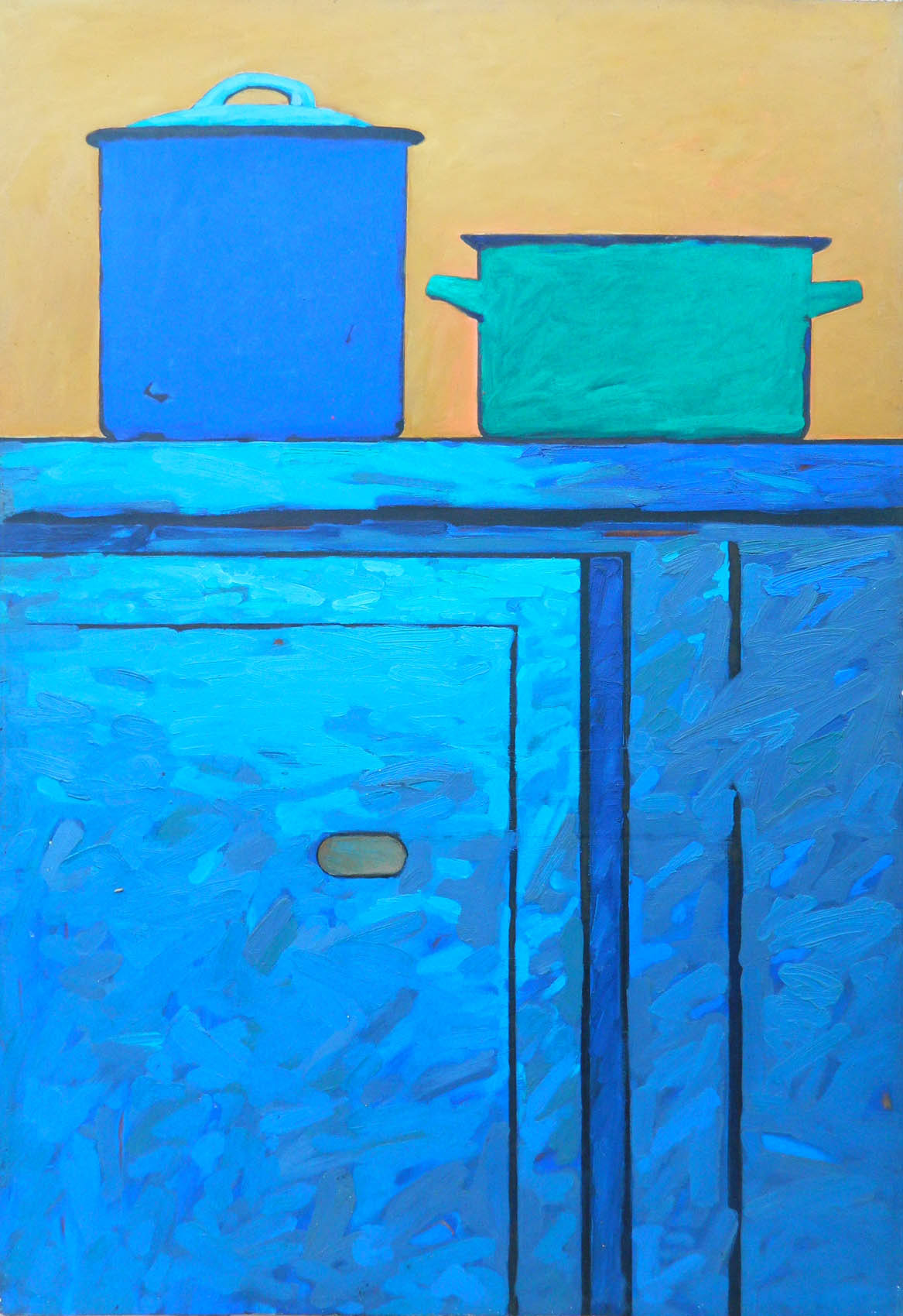 Bucatarii Impersonale nr. 4 ulei/ panza, 145x100 cm, 1998