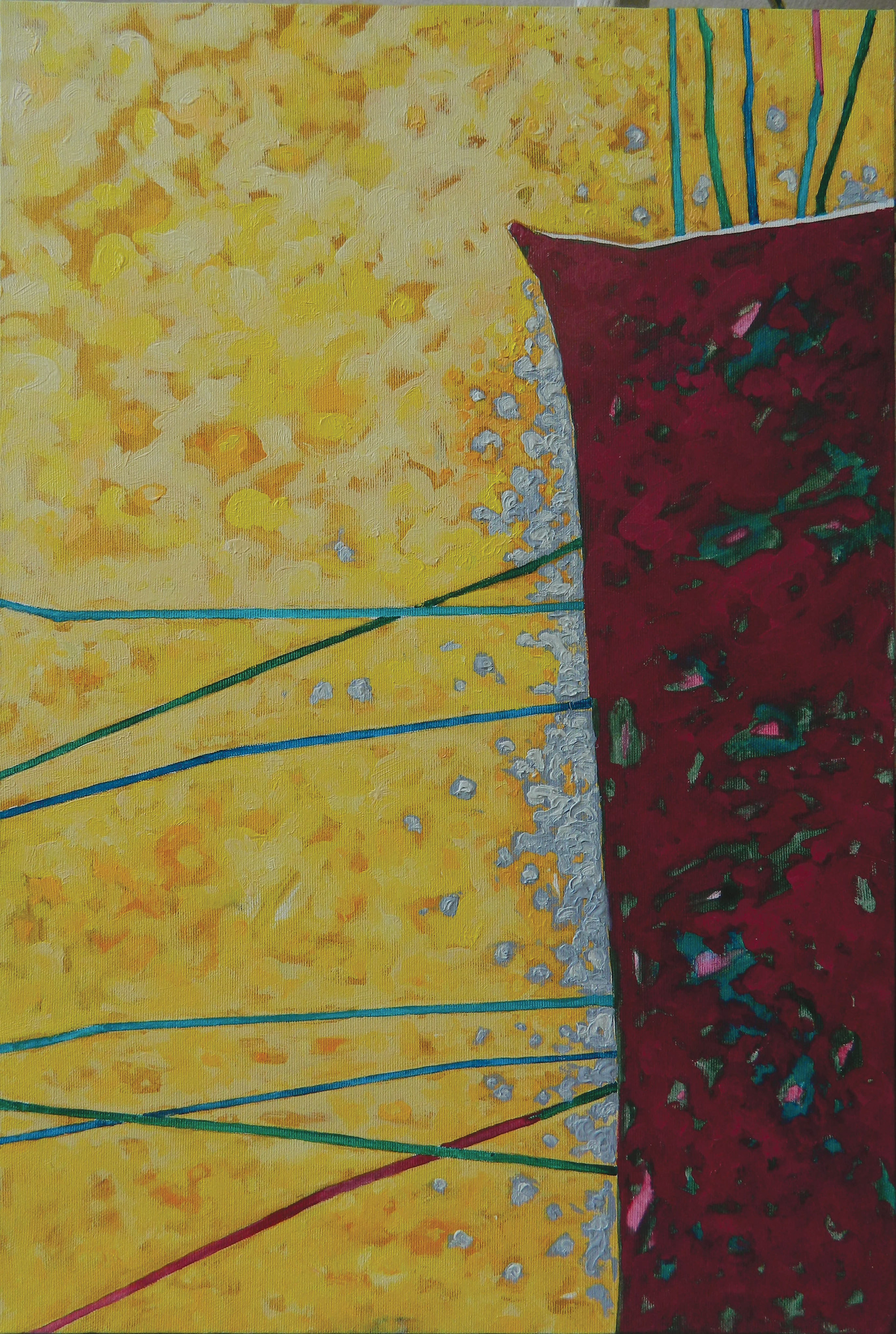 Conflict Vegetal 40, ulei/ panza, 60 x 40 cm, 2022