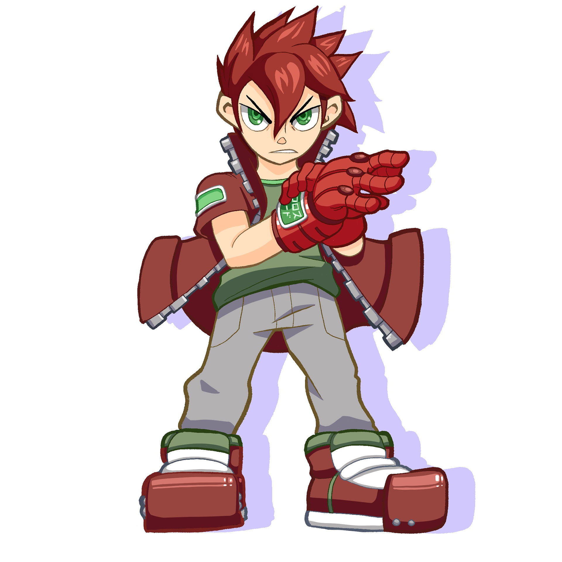 Fan art of Gea, a character from the Cross 12 series