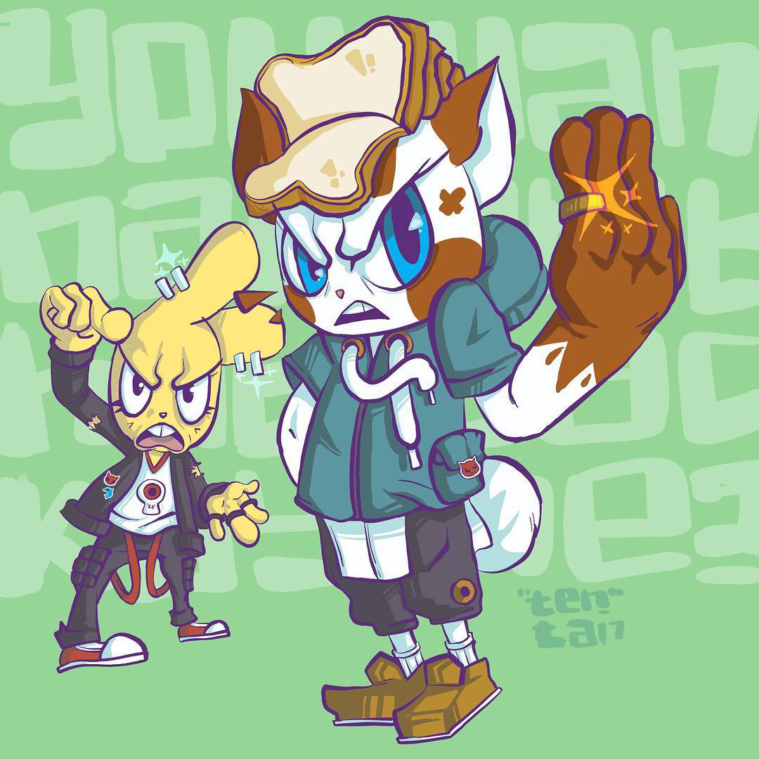 Character Designs for Alabaster City Sessions, Comic Concept