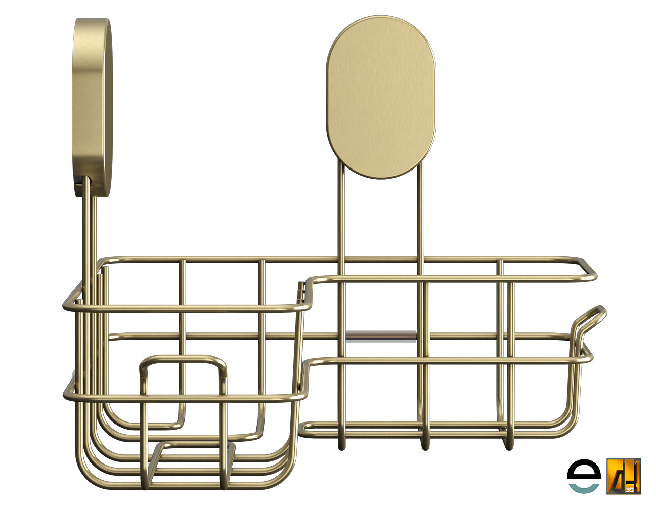 brushed brass finish