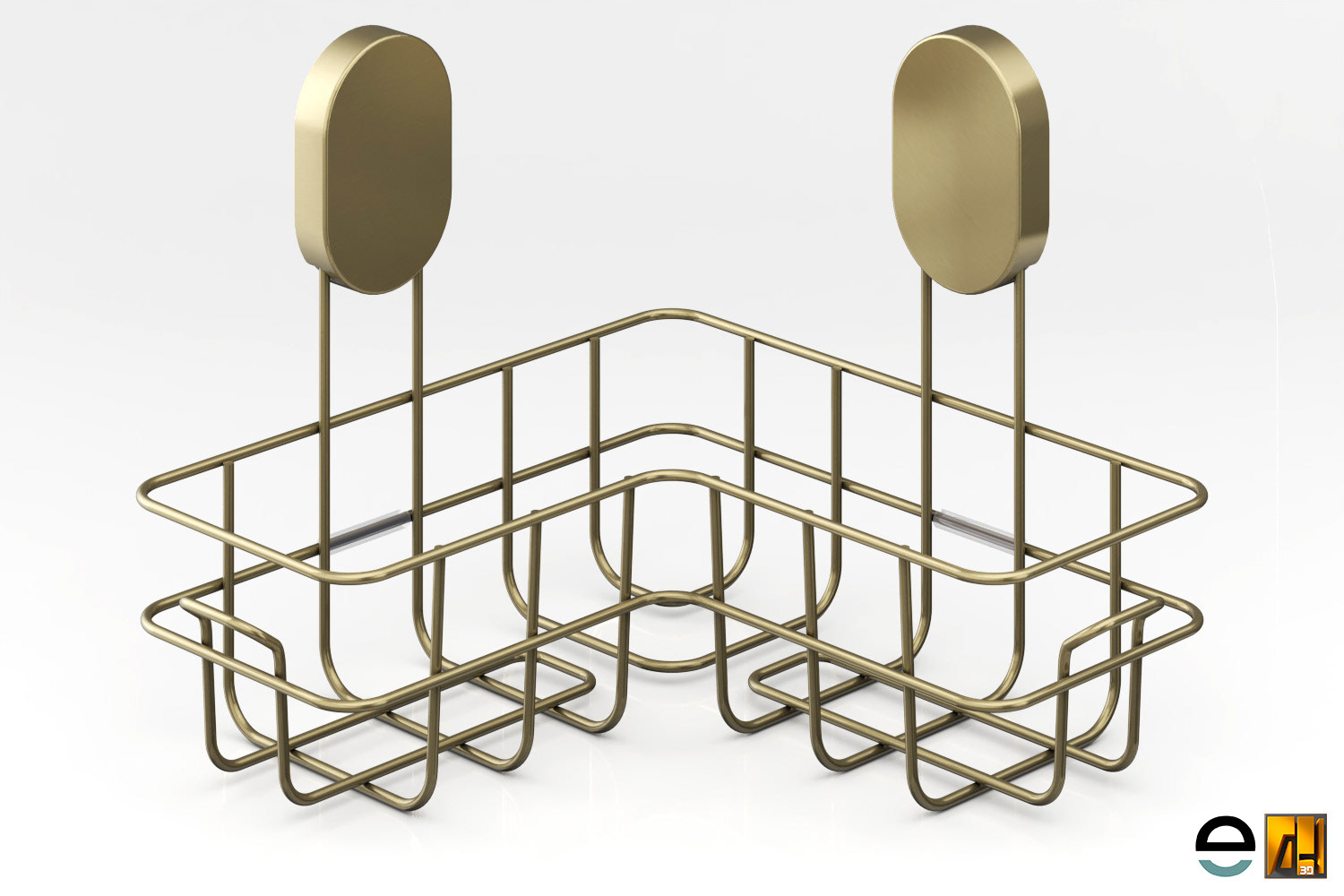 brushed brass finish
