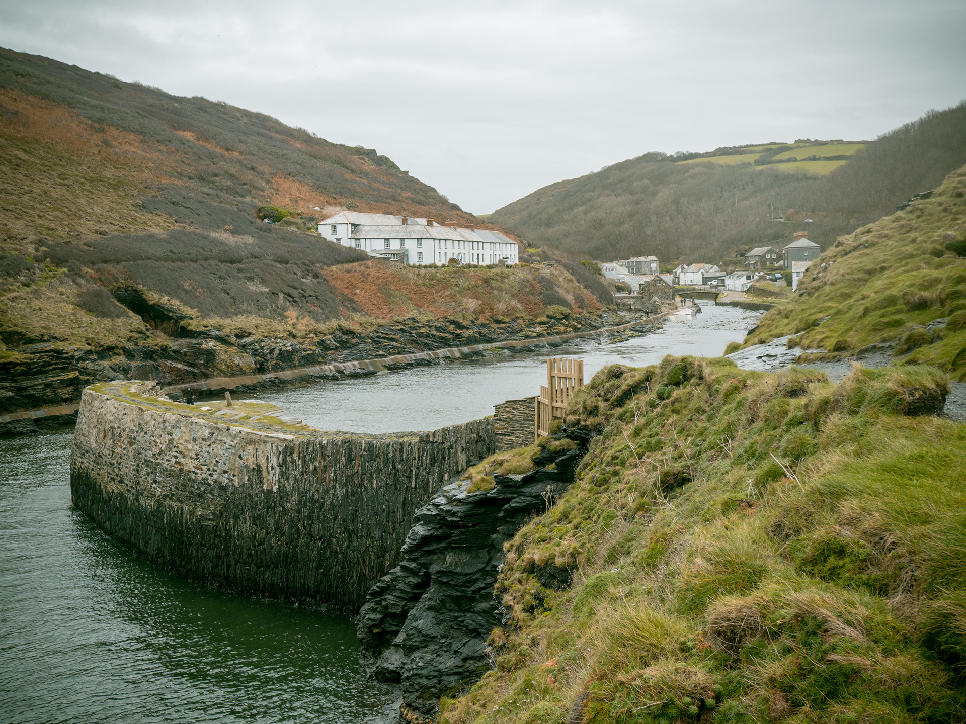 Boscastle Harbour View