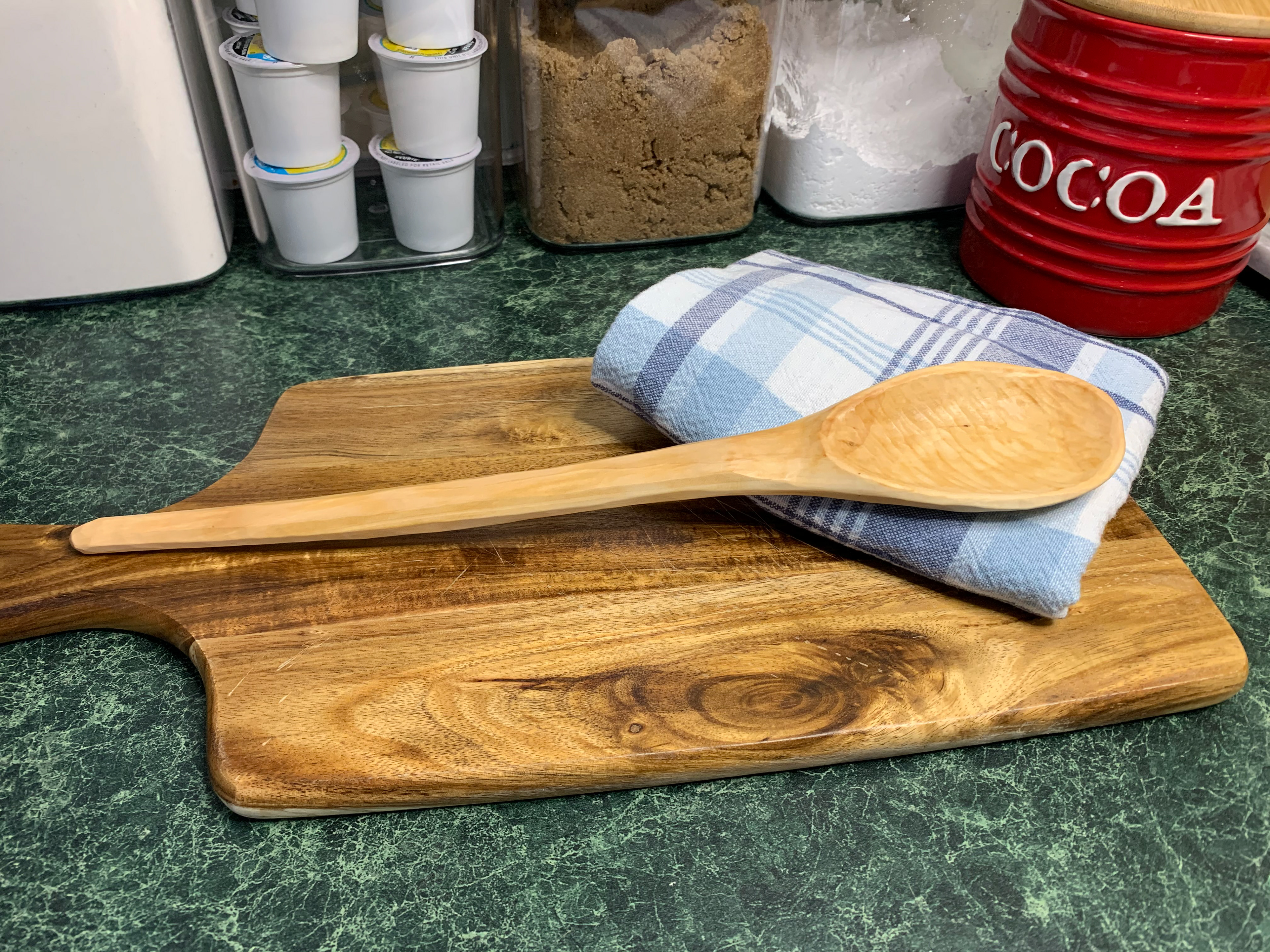 Long Maple Ladle