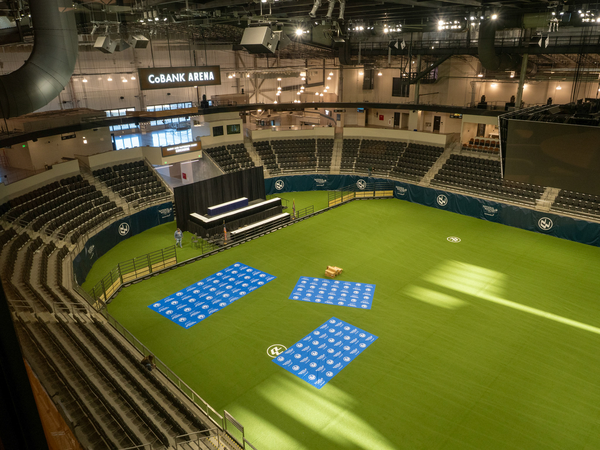 CoBank Arena from the 4th floor of The Legacy
