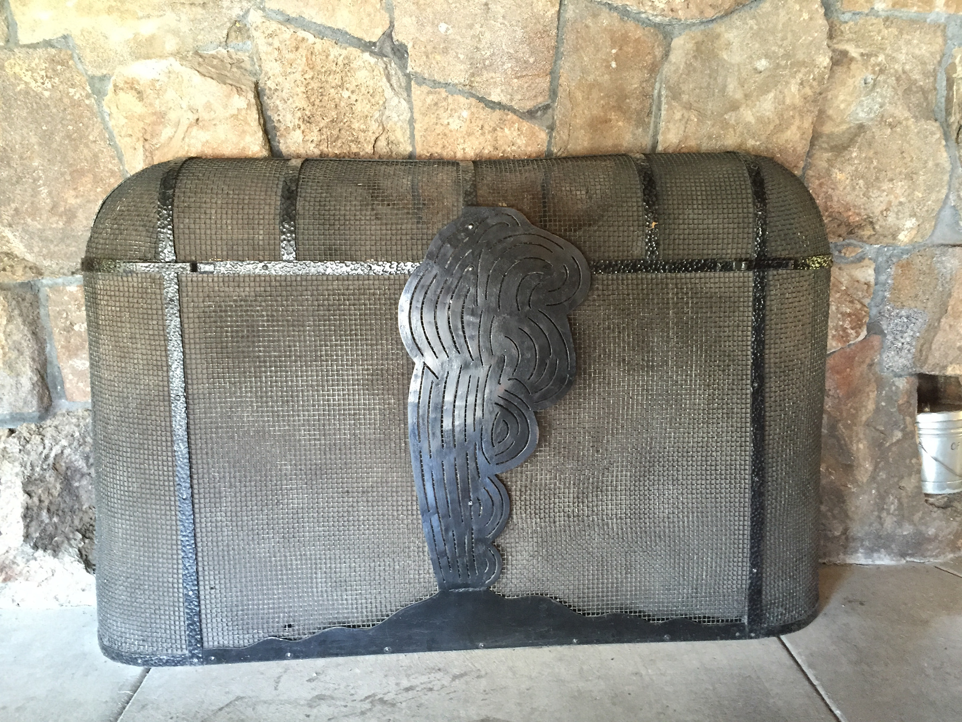 Fireplace Screen - Old Faithful Lodge